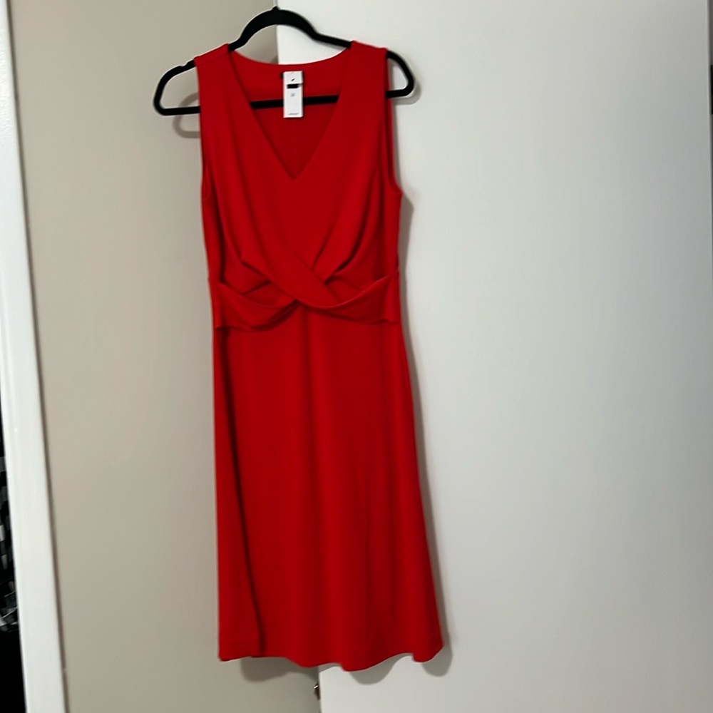 Never worn, Knee length red dress